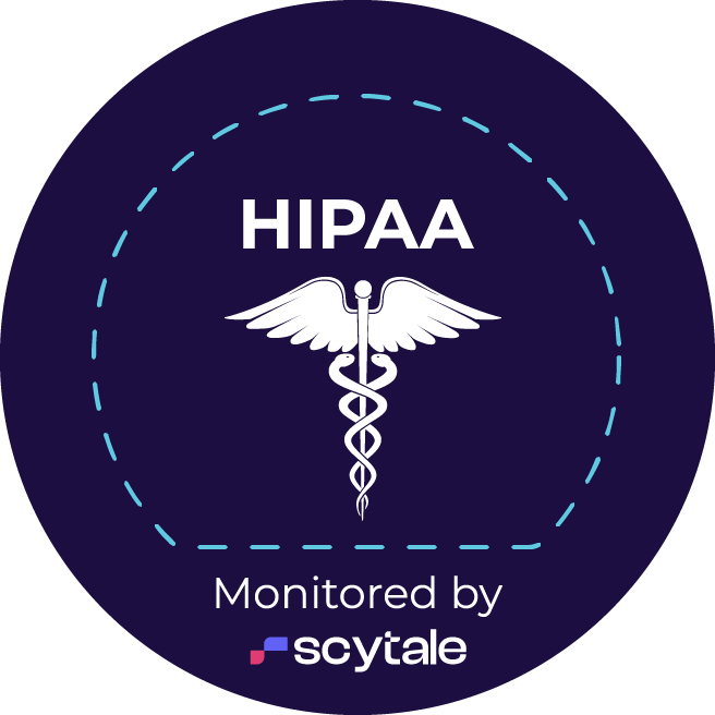 HIPAA badge from Scytale