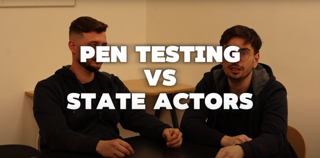 pen testing vs state actors