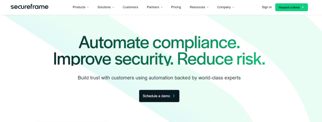 Secureframe top 10 compliance automation tools