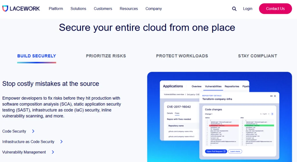 lacework top 15 cloud compliance tools