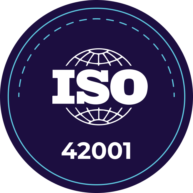 ISO 42001 framework badge