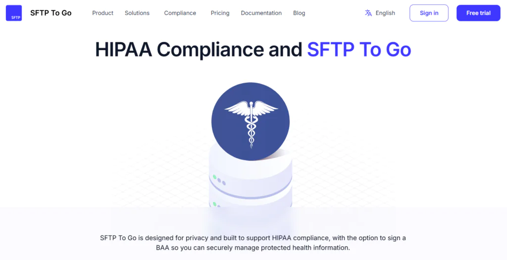 SFTP To Go 9 best HIPAA compliance tools