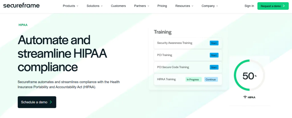 Secureframe 9 best HIPAA compliance tools