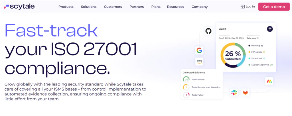 Scytale best ISO 27001 compliance software 2026