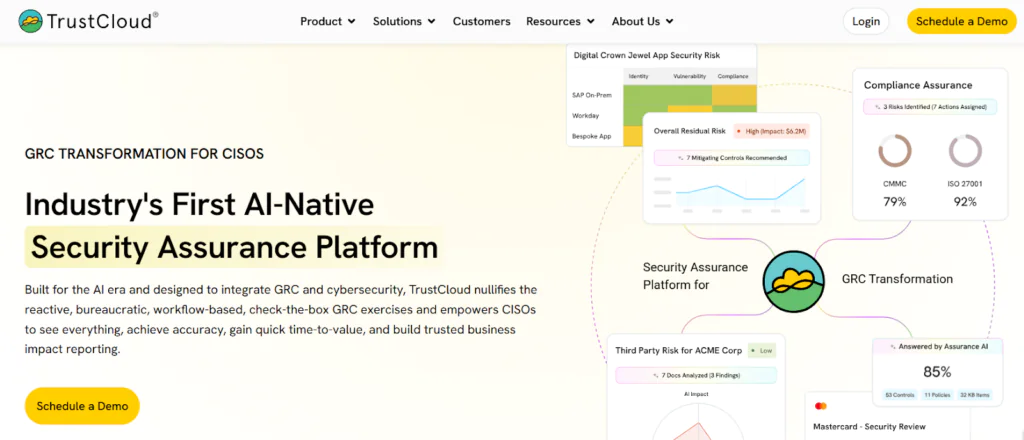 TrustCloud top compliance audit software
