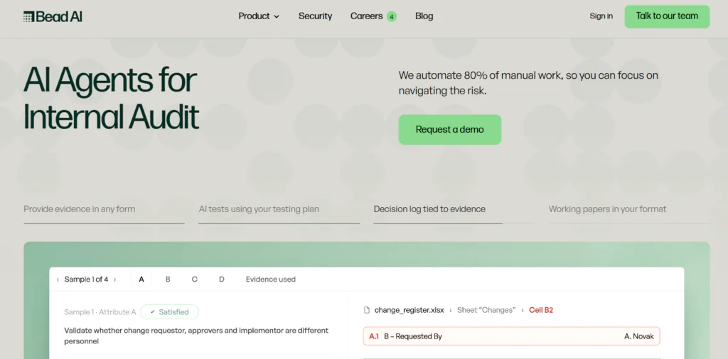 Bead AI 7 best SOX compliance tools