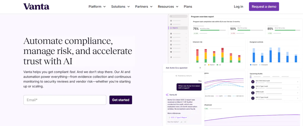 Vanta best AI compliance platforms