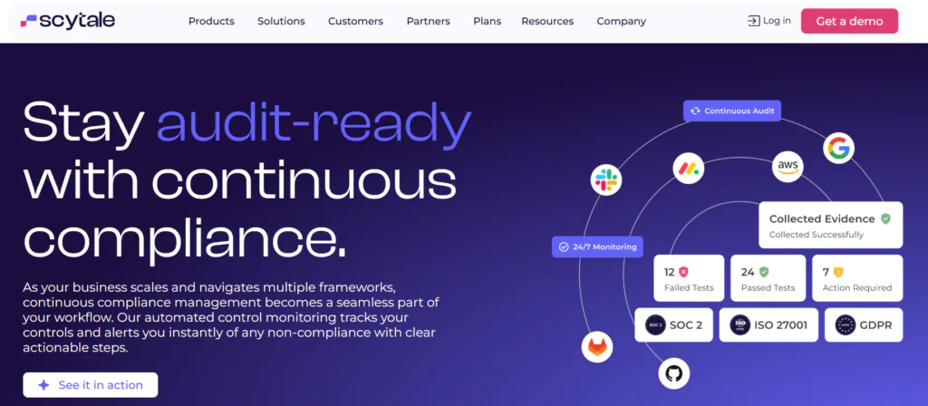 Scytale best continuous compliance management software