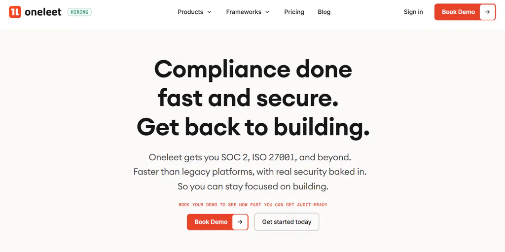 Oneleet Top SOC 2 compliance platforms for SaaS