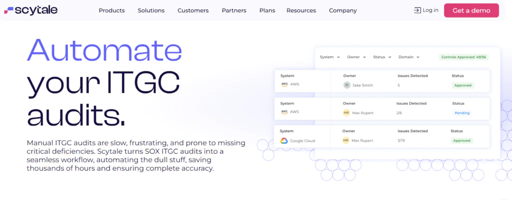 Scytale SOX ITGC compliance