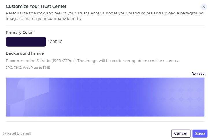Scytale Trust Center customization
