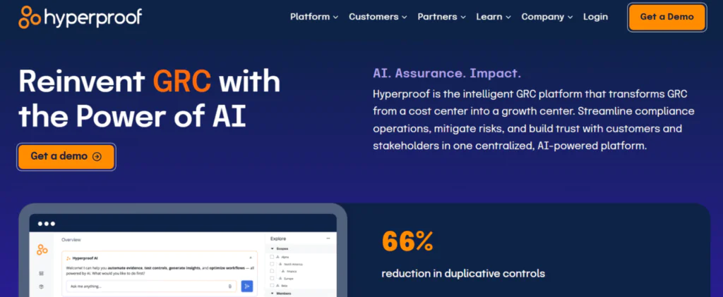 Hyperproof top 10 CCPA compliance tools