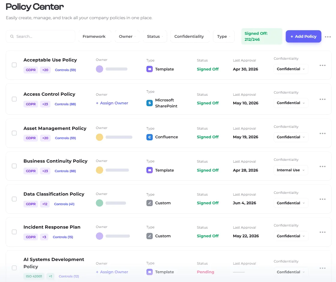 Policy Center preview