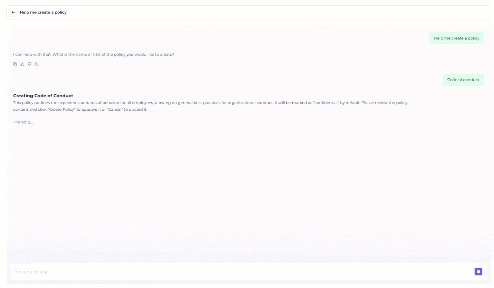 one-click policy generation scy