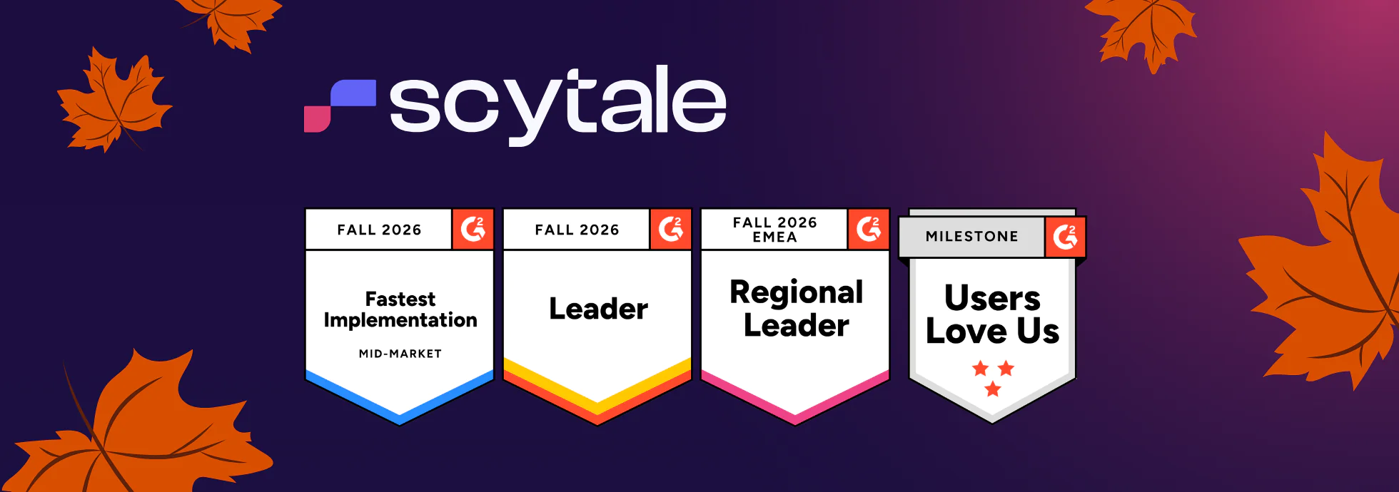 Scytale Earns G2 Leader Status in GRC, Security Compliance, Audit Management, and More for Fall 2026 