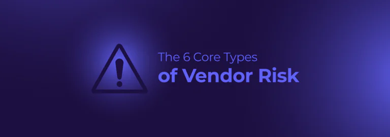 Types of vendor risk