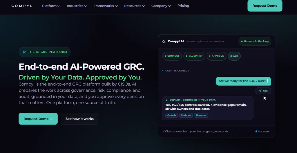 Compyl AI tools for continuous control monitoring