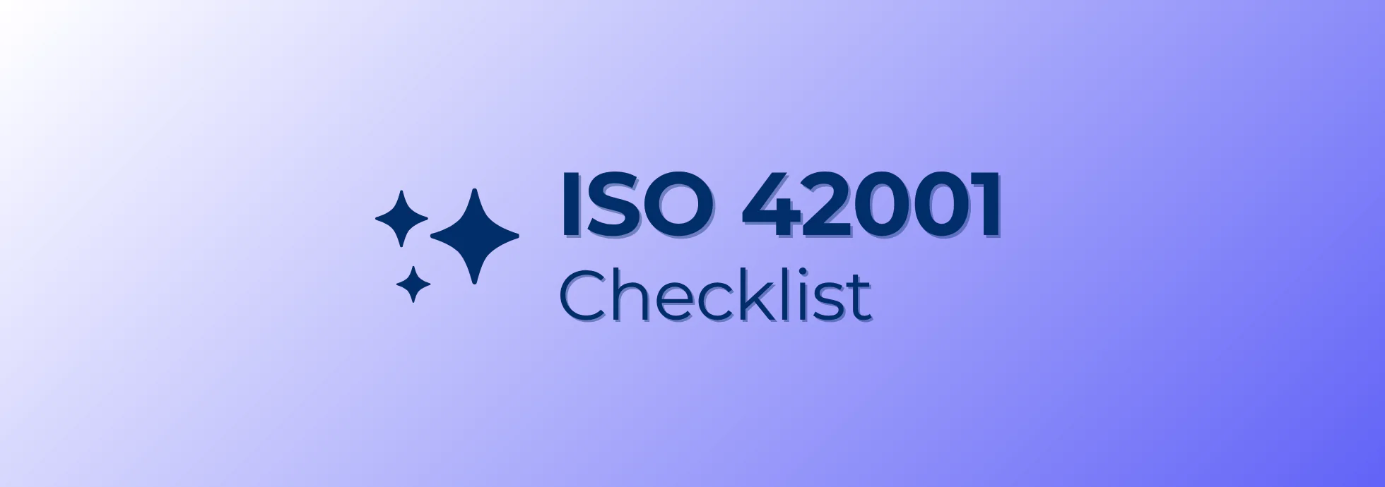 ISO 42001 checklist