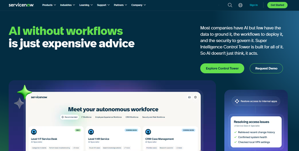 ServiceNow Top 5 AI compliance platforms for ISO 42001