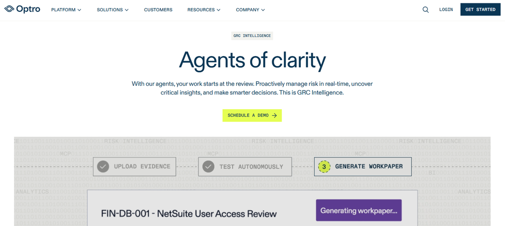 Optro 10 best SOC 2 compliance software for startups